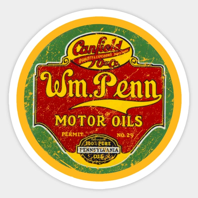 William Penn Oil Company Sticker by MindsparkCreative